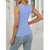 imageANRABESS Womens Square Neck Tank Top Sleeveless Workout Summer Basic Tops Knit Slim Fit 2025 Trendy Shirts Camisole ClothesLight Blue