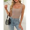 imageANRABESS Womens Square Neck Tank Top Sleeveless Workout Summer Basic Tops Knit Slim Fit 2025 Trendy Shirts Camisole ClothesLight Khaki