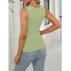 imageANRABESS Womens Square Neck Tank Top Sleeveless Workout Summer Basic Tops Knit Slim Fit 2025 Trendy Shirts Camisole ClothesPea Green
