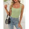 imageANRABESS Womens Square Neck Tank Top Sleeveless Workout Summer Basic Tops Knit Slim Fit 2025 Trendy Shirts Camisole ClothesPea Green