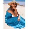 imageANRABESS Womens Summer Casual Long Maxi Beach Vacation Dresses Sleeveless Square Neck Flowy Tiered Sun Dress with PocketsBlue