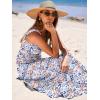 imageANRABESS Womens Summer Casual Long Maxi Beach Vacation Dresses Sleeveless Square Neck Flowy Tiered Sun Dress with PocketsBlue Orange Floral