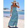 imageANRABESS Womens Summer Casual Long Maxi Beach Vacation Dresses Sleeveless Square Neck Flowy Tiered Sun Dress with PocketsBlue Yellow Green Floral