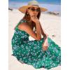 imageANRABESS Womens Summer Casual Long Maxi Beach Vacation Dresses Sleeveless Square Neck Flowy Tiered Sun Dress with PocketsGreen Purple Floral