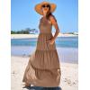 imageANRABESS Womens Summer Casual Long Maxi Beach Vacation Dresses Sleeveless Square Neck Flowy Tiered Sun Dress with PocketsKhahi