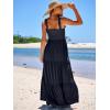 imageANRABESS Womens Summer Casual Long Maxi Beach Vacation Dresses Sleeveless Square Neck Flowy Tiered Sun Dress with PocketsNavy Blue