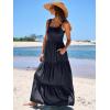 imageANRABESS Womens Summer Casual Long Maxi Beach Vacation Dresses Sleeveless Square Neck Flowy Tiered Sun Dress with PocketsNavy Blue