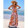imageANRABESS Womens Summer Casual Long Maxi Beach Vacation Dresses Sleeveless Square Neck Flowy Tiered Sun Dress with PocketsNavy Blue Pink Floral