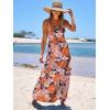 imageANRABESS Womens Summer Casual Long Maxi Beach Vacation Dresses Sleeveless Square Neck Flowy Tiered Sun Dress with PocketsNavy Blue Pink Floral