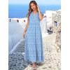 imageANRABESS Womens Summer Casual Maxi Dress V Neck Ruffle Sleeve Long Dresses Fashion Flowy Tiered Boho Beach Vacation SundressBlue Floral