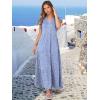 imageANRABESS Womens Summer Casual Maxi Dress V Neck Ruffle Sleeve Long Dresses Fashion Flowy Tiered Boho Beach Vacation SundressFloral Blue