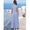 imageANRABESS Womens Summer Casual Maxi Dress V Neck Ruffle Sleeve Long Dresses Fashion Flowy Tiered Boho Beach Vacation SundressFloral Blue