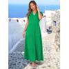 imageANRABESS Womens Summer Casual Maxi Dress V Neck Ruffle Sleeve Long Dresses Fashion Flowy Tiered Boho Beach Vacation SundressForest