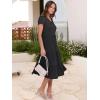 imageANRABESS Womens Summer Casual Short Sleeve V Neck Midi Dresses 2025 Spring Flowy Aline Tiered T Shirts Boho Beach DressBlack