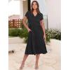 imageANRABESS Womens Summer Casual Short Sleeve V Neck Midi Dresses 2025 Spring Flowy Aline Tiered T Shirts Boho Beach DressBlack