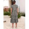 imageANRABESS Womens Summer Casual Short Sleeve V Neck Midi Dresses 2025 Spring Flowy Aline Tiered T Shirts Boho Beach DressBlack White Floral