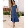 imageANRABESS Womens Summer Casual Short Sleeve V Neck Midi Dresses 2025 Spring Flowy Aline Tiered T Shirts Boho Beach DressBlue