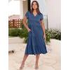 imageANRABESS Womens Summer Casual Short Sleeve V Neck Midi Dresses 2025 Spring Flowy Aline Tiered T Shirts Boho Beach DressBlue