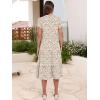 imageANRABESS Womens Summer Casual Short Sleeve V Neck Midi Dresses 2025 Spring Flowy Aline Tiered T Shirts Boho Beach DressColorful Pink Floral