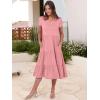 imageANRABESS Womens Summer Casual Short Sleeve V Neck Midi Dresses 2025 Spring Flowy Aline Tiered T Shirts Boho Beach DressPeach