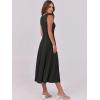 imageANRABESS Womens Summer Casual Sleeveless Midi Dresses Scoop Neck Fit ampamp Flare ALine Flowy Long Sundress Beach OutfitsBlack