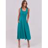 imageANRABESS Womens Summer Casual Sleeveless Midi Dresses Scoop Neck Fit ampamp Flare ALine Flowy Long Sundress Beach OutfitsLake Green