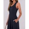 imageANRABESS Womens Summer Casual Sleeveless Midi Dresses Scoop Neck Fit ampamp Flare ALine Flowy Long Sundress Beach OutfitsNavy Blue