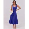 imageANRABESS Womens Summer Casual Sleeveless Midi Dresses Scoop Neck Fit ampamp Flare ALine Flowy Long Sundress Beach OutfitsRoyal Blue