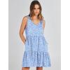 imageANRABESS Womens Summer Casual Tank Dress Sleeveless V Neck T Shirt Sundress Flowy Tiered Swing Mini Beach Vacation DressesBlue White Floral