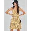 imageANRABESS Womens Summer Casual Tank Dress Sleeveless V Neck T Shirt Sundress Flowy Tiered Swing Mini Beach Vacation DressesYellow Floral