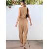 imageANRABESS Womens Summer Jumpsuits Dressy Casual One Piece Outfits Sleeveless Crewneck Rompers Jumper with Pockets 2025 TrendyApricot