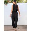 imageANRABESS Womens Summer Jumpsuits Dressy Casual One Piece Outfits Sleeveless Crewneck Rompers Jumper with Pockets 2025 TrendyBlack