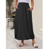 imageANRABESS Womens Summer Long Maxi Skirts 2025 Trendy Ankle Length High Waisted Boho Flowy Beach Skirt with Pockets FashionBlack
