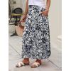 imageANRABESS Womens Summer Long Maxi Skirts 2025 Trendy Ankle Length High Waisted Boho Flowy Beach Skirt with Pockets FashionFloral Black