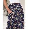 imageANRABESS Womens Summer Long Maxi Skirts 2025 Trendy Ankle Length High Waisted Boho Flowy Beach Skirt with Pockets FashionFloral Black Yellow