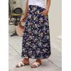 imageANRABESS Womens Summer Long Maxi Skirts 2025 Trendy Ankle Length High Waisted Boho Flowy Beach Skirt with Pockets FashionFloral Black Yellow