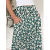 imageANRABESS Womens Summer Long Maxi Skirts 2025 Trendy Ankle Length High Waisted Boho Flowy Beach Skirt with Pockets FashionFloral Green