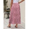 imageANRABESS Womens Summer Long Maxi Skirts 2025 Trendy Ankle Length High Waisted Boho Flowy Beach Skirt with Pockets FashionFloral Pink