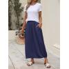 imageANRABESS Womens Summer Long Maxi Skirts 2025 Trendy Ankle Length High Waisted Boho Flowy Beach Skirt with Pockets FashionNavy Blue