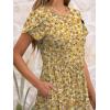 imageANRABESS Womens Summer Short Sleeve ALine Midi Dresses Casual Floral TShirt Dresses Flowy Beach Sundress with PocketsPrint Floral