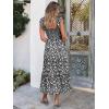 imageANRABESS Womens Summer Sleeveless Maxi Dress Square Neck Smocked Boho Casual Ruffle Strap Flowy ALine Long Beach SundressBlack Floral