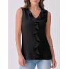 imageANRABESS Womens Summer Tank Tops V Neck Sleeveless Ruffle Business Texture Shirts 2025 Ladies Casual Dressy Blouses OutfitsBlack