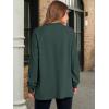 imageANRABESS Womens Sweatshirt Long Sleeve Tunic Henley Tops Loose Slit Casual Button Shirts Pullover 2025 Fall Winter OutfitsDark Green