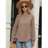 imageANRABESS Womens Sweatshirt Long Sleeve Tunic Henley Tops Loose Slit Casual Button Shirts Pullover 2025 Fall Winter OutfitsKhaki