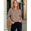 imageANRABESS Womens Sweatshirt Long Sleeve Tunic Henley Tops Loose Slit Casual Button Shirts Pullover 2025 Fall Winter OutfitsKhaki