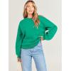 imageANRABESS Womens Sweatshirts Crewneck Fleece Oversized Pullover Sweaters 2025 Fall Cute Tops Teen Girls Preppy Clothes 2025Green