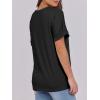 imageANRABESS Womens T Shirts Short Sleeve V Neck Shirts Summer Loose Fit Dressy Tops Business Casual Blouses 2025 Basic TeesBlack