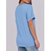 imageANRABESS Womens T Shirts Short Sleeve V Neck Shirts Summer Loose Fit Dressy Tops Business Casual Blouses 2025 Basic TeesLight Blue