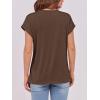 imageANRABESS Womens Tops Summer Cap Sleeve Basic Tee Shirts 2025 Trendy Loose Fit Casual Dressy Business Work Tshirts ClothesCoffee