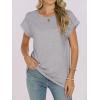 imageANRABESS Womens Tops Summer Cap Sleeve Basic Tee Shirts 2025 Trendy Loose Fit Casual Dressy Business Work Tshirts ClothesGrey